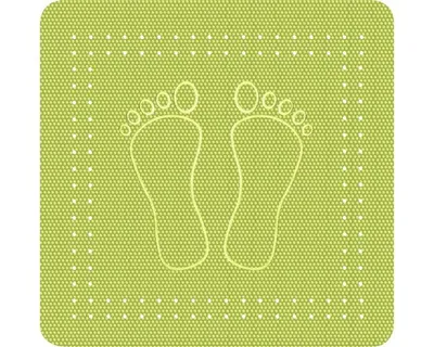 Produktbild von Kleine Wolke Duscheinlage Foot" kiwigrün 55x55 cm"