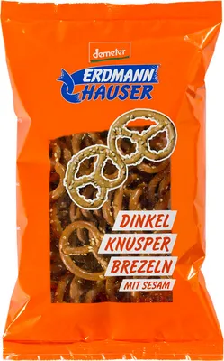 Immagine prodotto di Sesam Knusper Brezel - Dinkel 125g 12er Pack