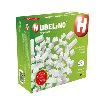 Obrázok produktu pre Stavebné bloky Hubelino biele 60T