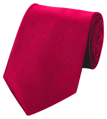 Produktbild von Fabio Farini - 1 Stück Herren Krawatte Rot - verschiedene Rote Männer Schlips in 8cm Breit (8cm), Rot - Black Cherry