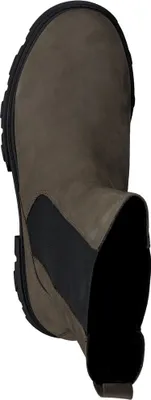 Produktbild von MARCO TOZZI Damen Stiefelette Leder Chelsea Boot Stretch Plateau 2-25402-41, Größe:39 EU, Farbe:Grün