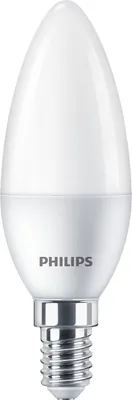 Zdjęcie produktu dla Żarówka LED E14 ŚWIECZKA 5W = 40W 470lm 6500K Zimna PHILIPS