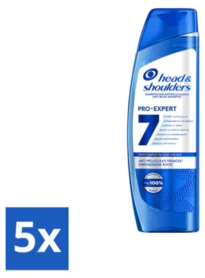 Obrázok produktu pre 5 ks šampónu Head & Shoulders Pro-Expert 7 proti lupinám - 250 ml - výhodný balík - 5 kusov