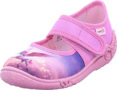 Produktbild von Superfit Kinder-Hausschuh Einhorn BELINDA Pink-Lila-Mehrfarbig, Farbe:rot, EU Größe:31