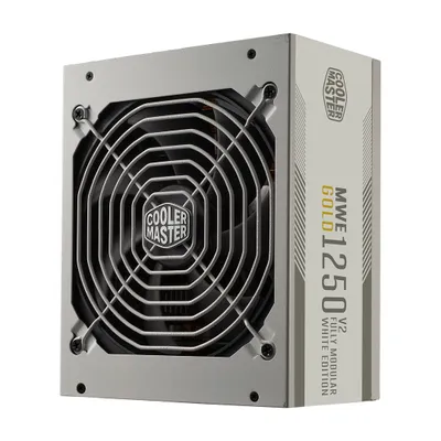 Produktbild von Cooler Master MWE Gold 1250 - V2 ATX 3.0 White Version, 1250 W, 100 - 240 V, 7 - 15 A, 120 W, 1248 W, 120 W