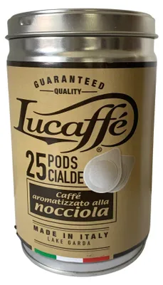 Produktbild von Lucaffe Nocciola 44mm ESE System Kaffee Pads 25 Stück je 6gr