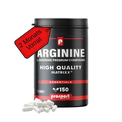 Produktbild von Prosport L-ARGININE 150 Kapseln 128g Dose