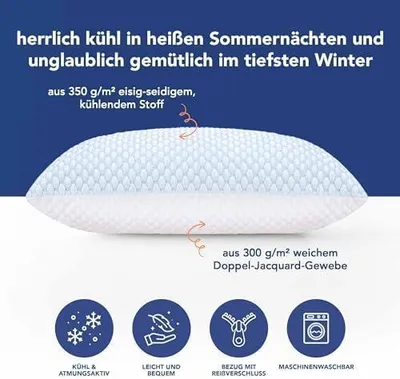 Productafbeelding van Kussens, 60 x 60 cm - Ergonomisch kussen van traagschuim