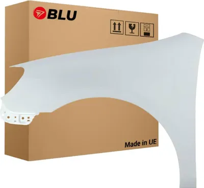 Zdjęcie produktu dla BLU Błotnik Premium pasujący do VW Volkswagen Golf VI 6 Hatchback LB9A Lewy Biały CandyWeiss | 2008-2016 | Przedni Przód | Lakierowany | Gotowy do montażu | Ocynk