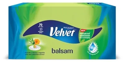 Image de Velvet Lingettes hygiéniques Baume 70 pièces