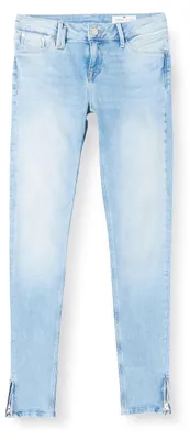 Productafbeelding van Cross Damen Giselle Skinny Jeans, Blauw (lichtblauw, gebruikte look 075), maat 25W EU