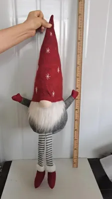 Zdjęcie produktu dla Skrzat Mikołaj Krasnal 70 cm - dekoracja świąteczna