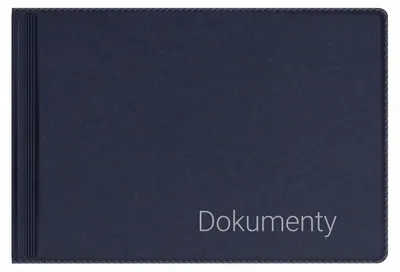 Immagine prodotto di Okładka na dokumenty małe premium granatowa