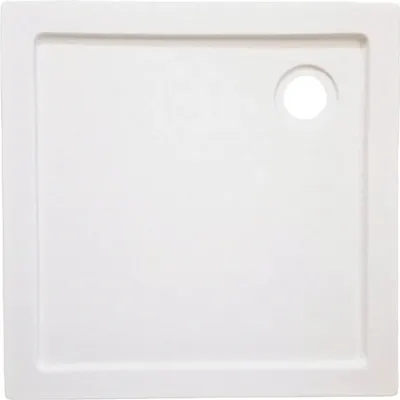 Produktbild von Acryl Duschtasse Brausetasse Stone White 80 x 80 cm