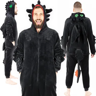 Obrázek produktu pro Pyžamo Kigurumi – pánské a dámské noční oblečení s motivem Špičáka, karneval, velikost L