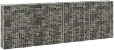 Immagine prodotto di Maison Exclusive - Gabbione con Copertura in Acciaio Zincato 300x30x100 cm