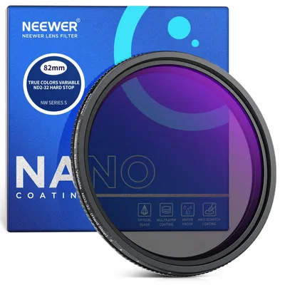Productafbeelding van ND-filter - Variabel - Nd2-nd32 - 82 mm - Met meerlaagse coating