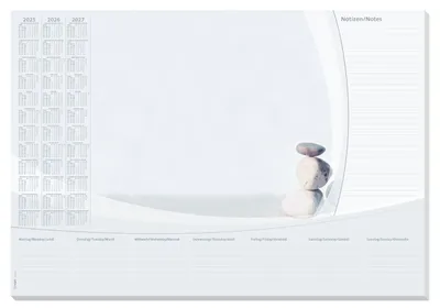 Productafbeelding van Schrijfblad, 60x41 cm, papier, verpakkingseenheid: 5 x 30 vellen, motief: Harmony