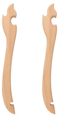 2er Set Holz-Ofenrostschieber 27 cm für Backen & Fritteuse