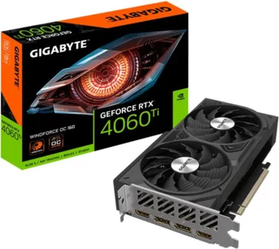 Produktbild von Gigabyte GeForce RTX 4060 Ti WINDFORCE OC 16G 16GB