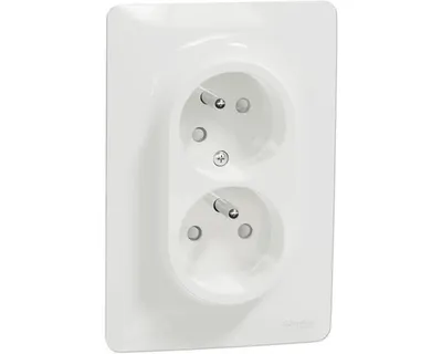 Obrázek produktu pro Dvojzásuvka Schneider Electric Nová Unica NU206518 16A bílá