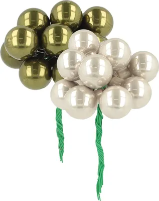Produktbild von Festliche Deko-Perlen für Adventskranz und Tischdeko, 140 Stück