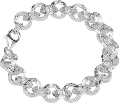 Produktbild von Armband 925 Sterling Silber 23cm Erbskette Herren designer Armbandkette exquisit
