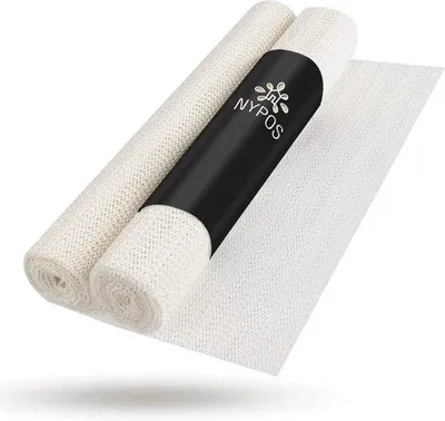 Image de Tapis antidérapant 150 x 30 cm, blanc