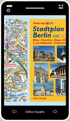 Produktbild von Stadtplan Berlin (Handy-Look)