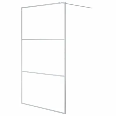 Obrázok produktu pre Sprchová zástena strieborná 115x195 cm priehľadné ESG sklo