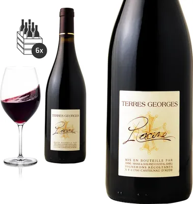 Produktbild von 6er Karton 2020 Racine von Domaine Terres Geroges -  Rotwein