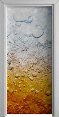 Produktbild von Tür Selbstklebende 90x210 cm Türfolie Türtapete Klebefolie -  Eis kalt Getränk