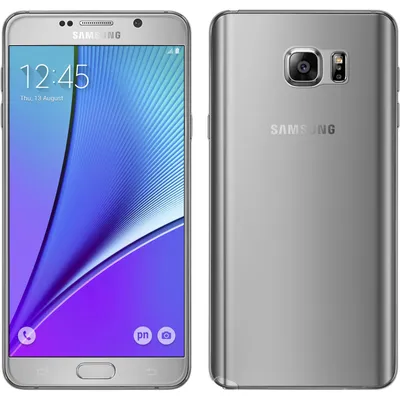 Produktbild von PhoneNatic Case kompatibel mit Samsung Galaxy Note 5 - clear Silikon Hülle Slimcase + 2 Schutzfolien