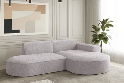 Produktbild von Kaiser Möbel Ecksofa Designer MODENA STUDIO stoff LOOP Rosa Rechts