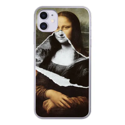 Produktbild von MuchoWow® Handyhülle Schutzhülle Hülle für iPhone 11 Mona Lisa - Da Vinci - Kunst Silikon Softcase Handy Hülle - Handytasche