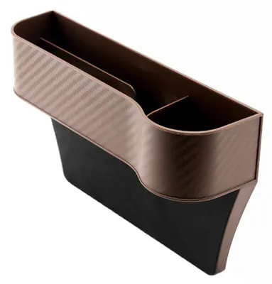 Image de Organiseur de siège auto : boîte de rangement multifonctionnelle pour siège avant, compatible avec toutes les voitures, les SUV et les camions