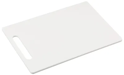 Produktbild von KESPER 32560 Schneidebrett aus PP-Kunststoff, weiß, 37 x 25 x 0,8 cm