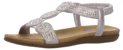 Produktbild von 2 GO Sandaletten,Stadtbd.b.25mm o.Fußb in gold/silber/bronce, Gr. 39