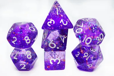 Imagen del producto de Foam Brain Games: Set de dados para juegos de rol. ¡Es una fiesta! Accesorios de juego coloridos