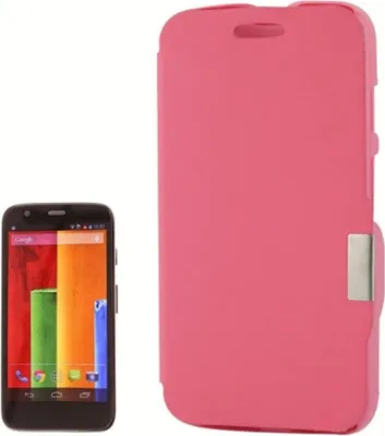 Produktbild von Handyhülle Tasche für Motorola Moto G / X1032 Pink gebürstet