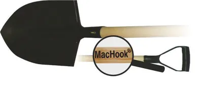 Immagine prodotto di MacHook punta a vanga.con us.PH-Y nero