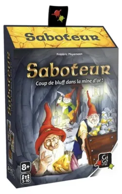 Produktbild von Gigamic Amsabo – Saboteur-Kartenspiel (eventuell Nicht in Deutscher Sprache).