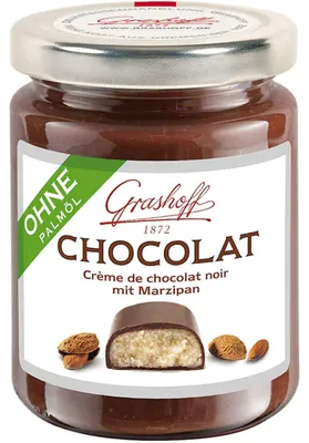Produktbild von Grashoff Chocolat Crème de chocolat noir mit Marzipan 250g