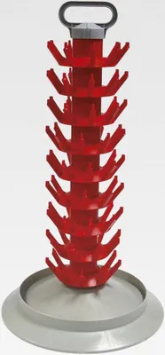 Produktbild von Abtropfständer Kunststoff FIW für 81 Flaschen Flaschenbaum