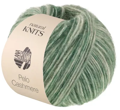 Produktbild von Lana Grossa - Pelo Cashmere 0012 waldgrün rohweiß