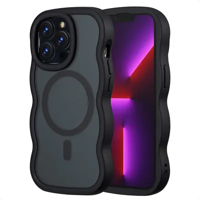 Immagine prodotto di Selencia Wavy Backcover con MagSafe iPhone 13 Pro - Nero