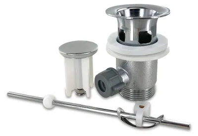Immagine prodotto di Sifone di scarico eccentrico per lavabo con tappo