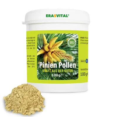 Produktbild von Pinien Pollen 100 g in der Dose