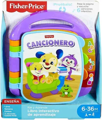 Produktbild von Fisher-Price Laugh & Learn Storybook Rhymes, 0,5 Jahr(e), Mit Ton, Batterien erforderlich, AA, Kunststoff, Mehrfarbig