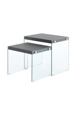 Produktbild von Beistelltisch 2er-Set Francene 200 Schwarz